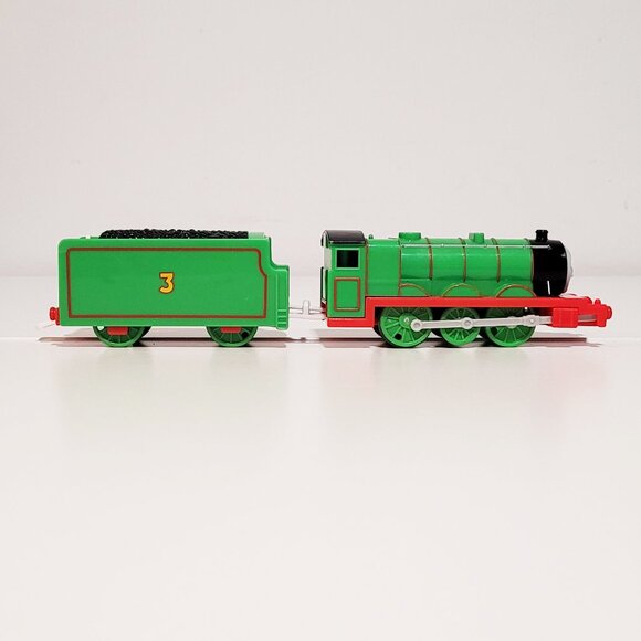 Thomas & Friends Trackmaster Henry Motorized Talking Train with Tender - Works - Picture 3 of 6